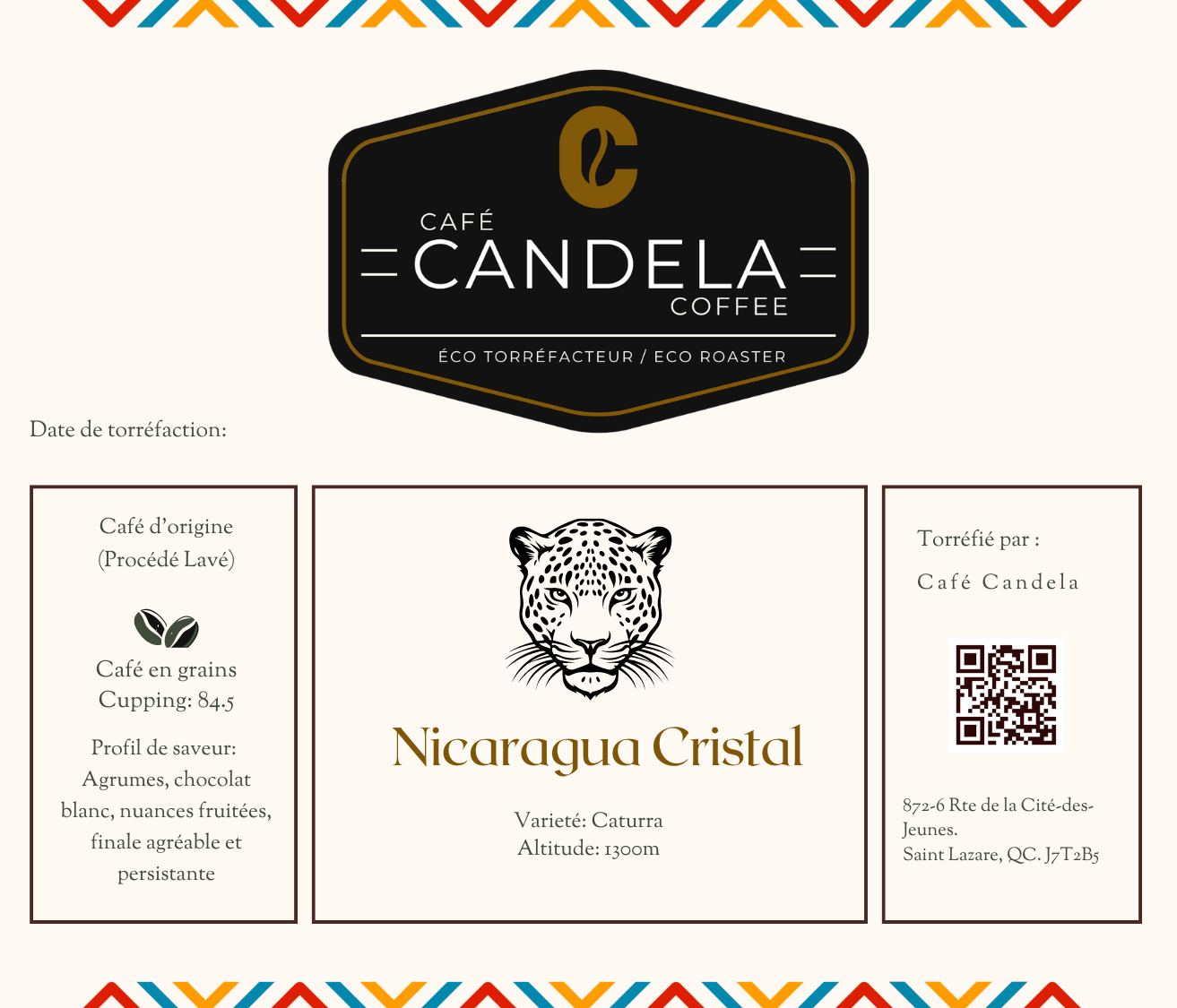 Nicaragua Cristal - Café de Spécialité